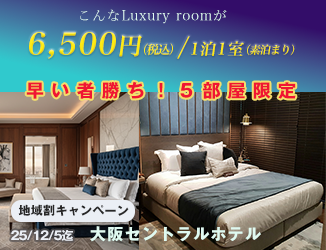 都会のラグジュアリーホテルに泊まる限定５部屋の格安プラン